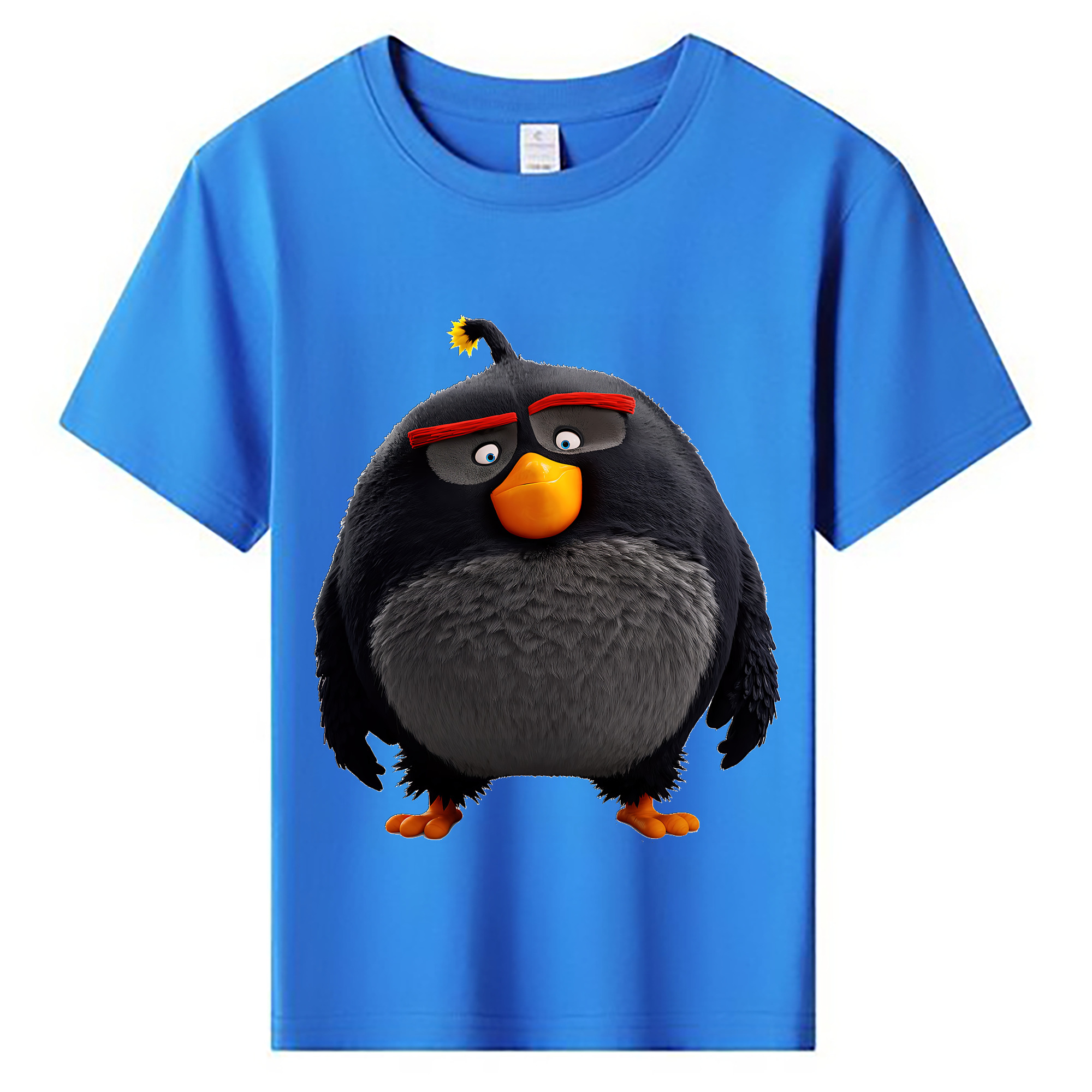 （画像用） Angry Birds アングリーバード 綿100％キッズTシャツ（フロントプリント）